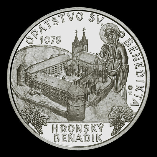 10 EURO/2025 - Benediktínske opátstvo v Hronskom Beňadiku - 950. výročie založenia